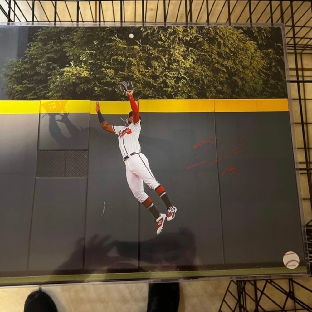 Ronald Acuna autographed picture with authenticity
